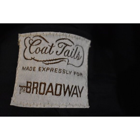 Vintage 1970's Men's The Broadway Navy Blue Blazer Sports Coat Size 44 - Picture 5 of 6